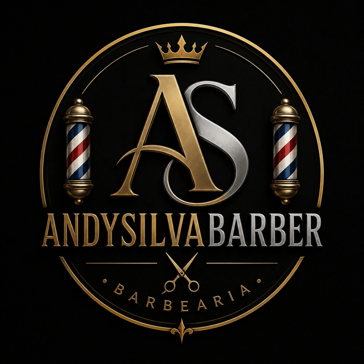 Logotipo ANDYSILVABARBER